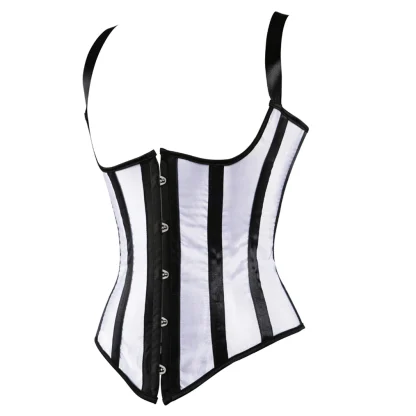 Striped Underbust Bustier Tops - Image 2