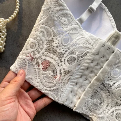 Sexy Lace Sweetheart Bustier Tops - Image 4