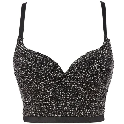 Luxury Sleeveless Bustier Tops