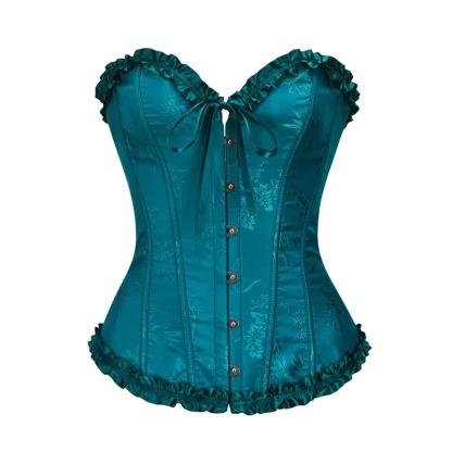 Hook Ruffle Trim Bustier Tops - Image 2