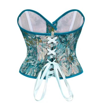Floral Strapless Bustier Top - Image 2