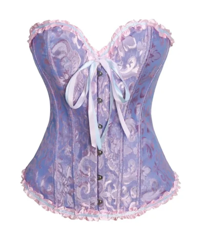 Hook Ruffle Trim Bustier Tops - Image 5