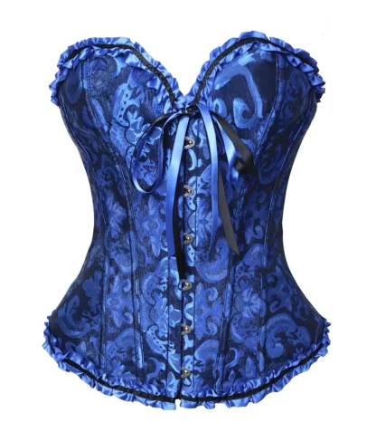 Hook Ruffle Trim Bustier Tops - Image 3