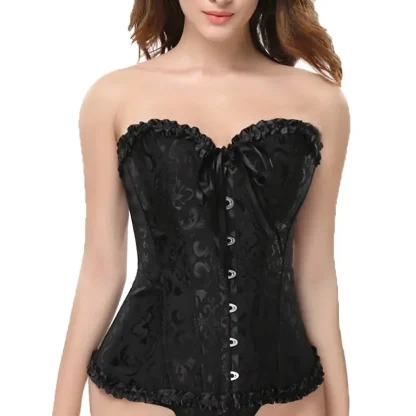 Hook Front Ruffled Bustier Top - Image 2