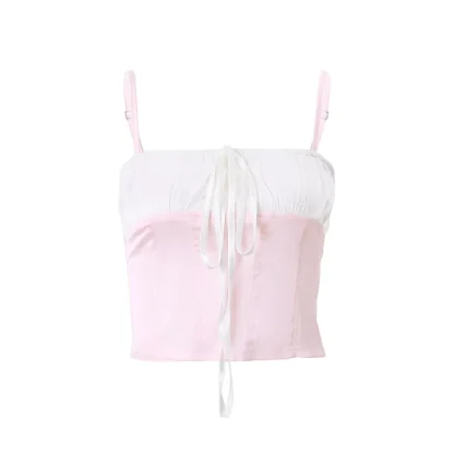 Spaghetti Strap Corset Top - Image 6