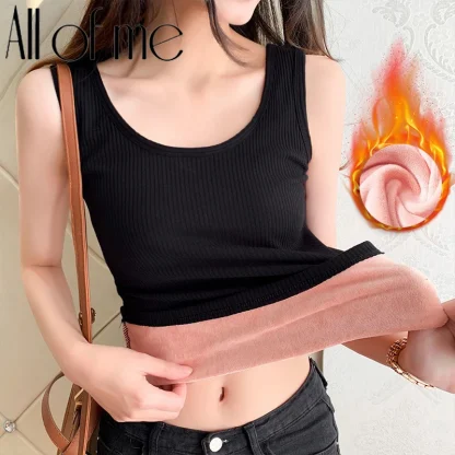 Thermal Camisole Corset Tops - Image 2