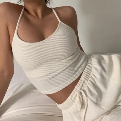 Solid Sleeveless Corset Top