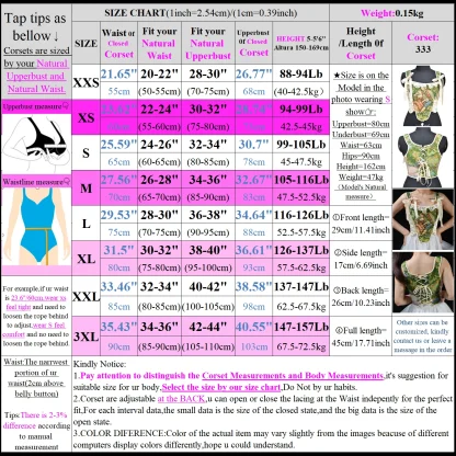 Vintage-style Lace Trim Corset Top - Image 7