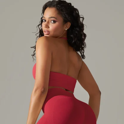 Cropped Halter Corset Tops - Image 2