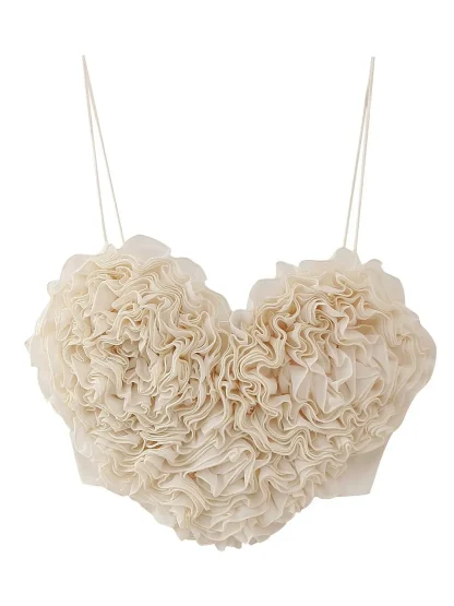 Heart-shaped Puffy Corset Top - Image 3