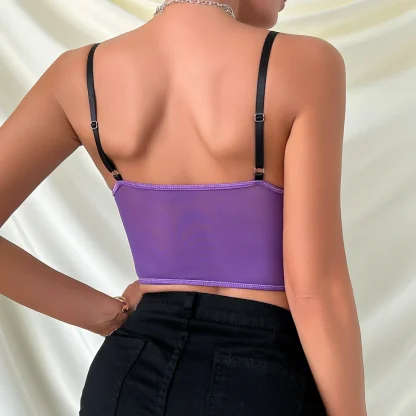 Mesh Chain Bustier Top - Image 2