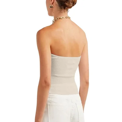 Ruched Strapless Corset Tops - Image 6