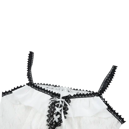 Sheer Lace Corset Top - Image 5