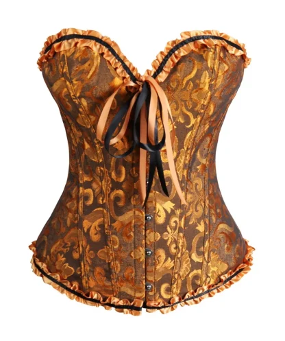 Hook Ruffle Trim Bustier Tops - Image 4