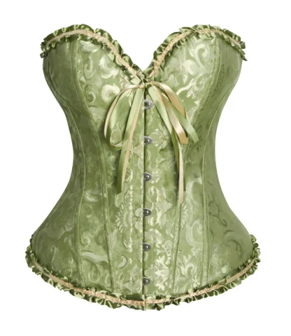 Hook Ruffle Trim Bustier Tops