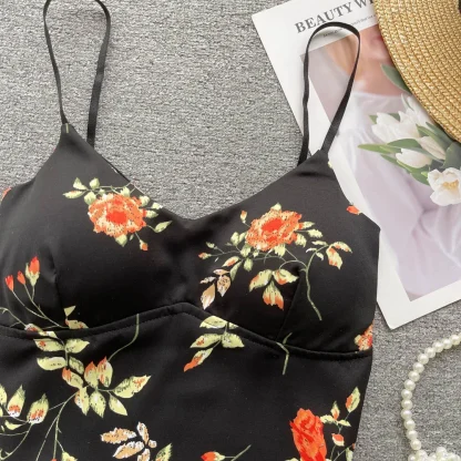Floral Padded Cami Corset Top - Image 3