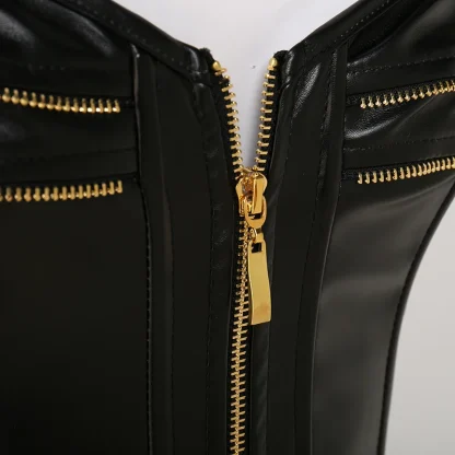 Strapless Zippered Bustier Tops - Image 6