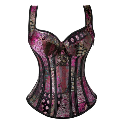 Elegant Lace-up Corset Top