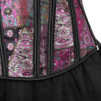 Elegant Lace-up Corset Top - Image 6