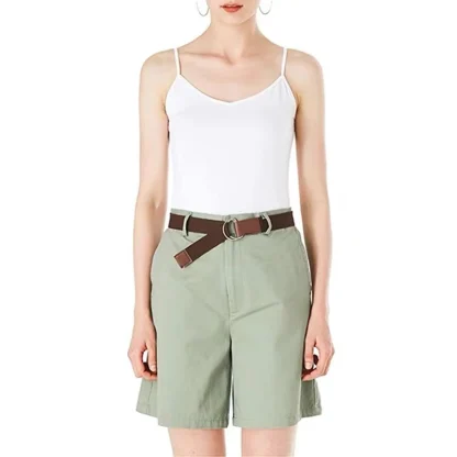 Solid Camisole Corset Tops - Image 2