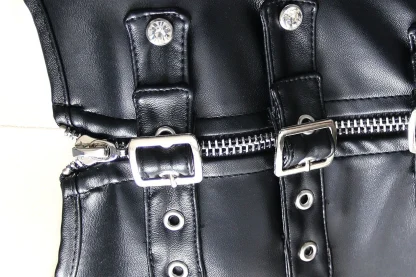 Buckled Sleeveless Corset Top - Image 4