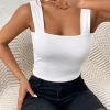 Tank Solid Corset Top