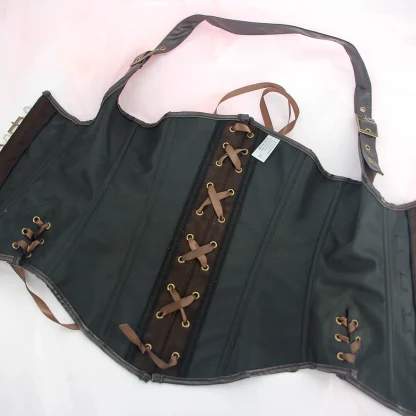 Belted Lace-up Corset Top - Image 6