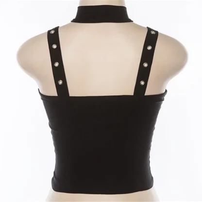 Zippered Lace-up Corset Top - Image 6