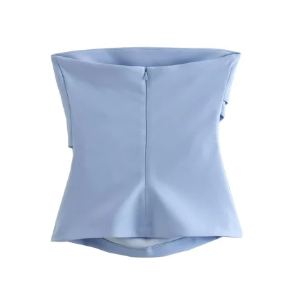 Strapless Solid Corset Tops - Image 5