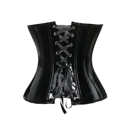 Shiny Strapless Bustier Tops - Image 5