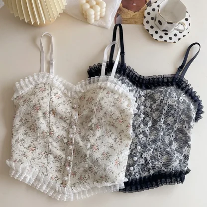 Floral Aesthetic Corset Top - Image 6