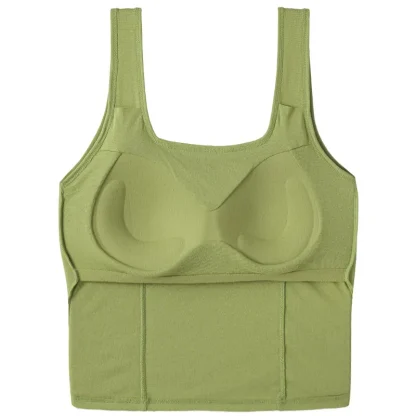 Padded Solid Tank Corset Top - Image 2