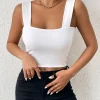 Tank Solid Corset Top - Image 4