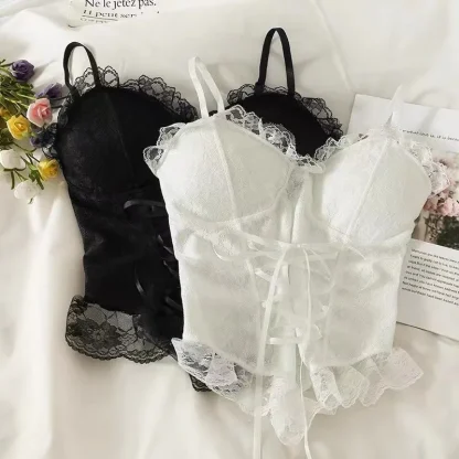 Camisole Lace Corset Top - Image 4
