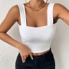 Tank Solid Corset Top - Image 3