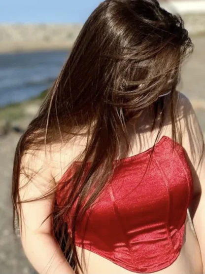 Sexy Strapless Corset Top - Image 5