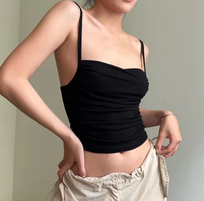 Ruched Camisole Corset Top - Image 2