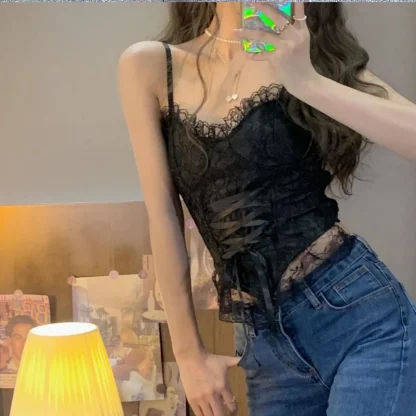 Camisole Lace Corset Top - Image 2