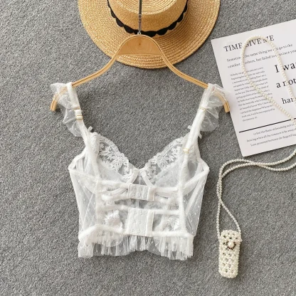 Angelic Mesh Corset Top - Image 3