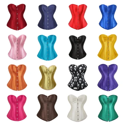 Strapless Lace-up Bustier Tops - Image 7