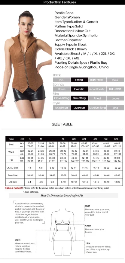 Erotic Lace-up Corset Tops - Image 7
