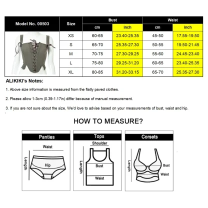 Lace-up Front Corset Tops - Image 7