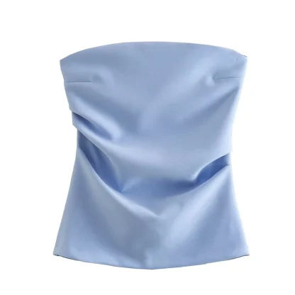 Strapless Solid Corset Tops - Image 4