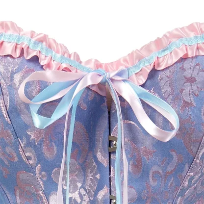 Ruffle Trim Strapless Bustier Top - Image 4
