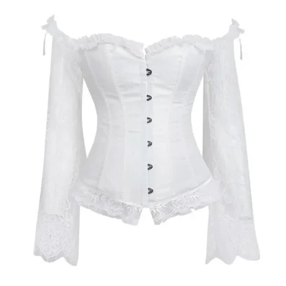 Off-shoulder Lace Corset Tops - Image 4