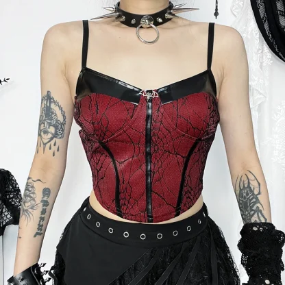 Sexy Sleeveless Corset Top - Image 4