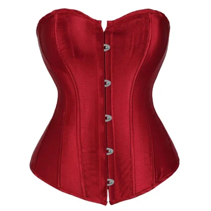 Strapless Lace-up Bustier Tops