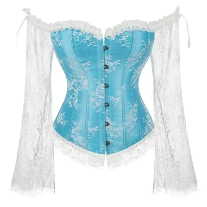 Off-shoulder Lace Corset Tops - Image 5