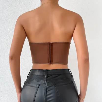 See-through Lace Corset Tops - Image 7
