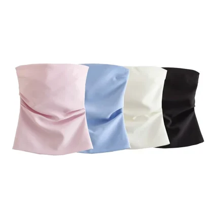Strapless Solid Corset Tops - Image 6